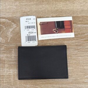 Vintage Coach leather basic card case